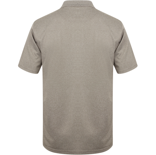 heather grey Polo Cool Plus hombre