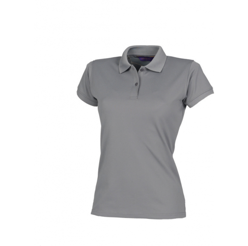 charcoal Polo Cool Plus mujer