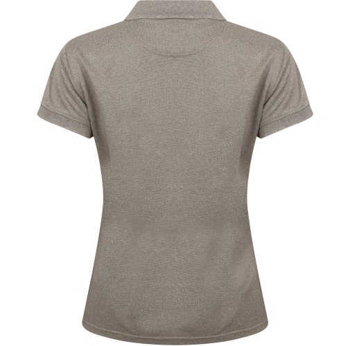 heather grey Polo Cool Plus mujer