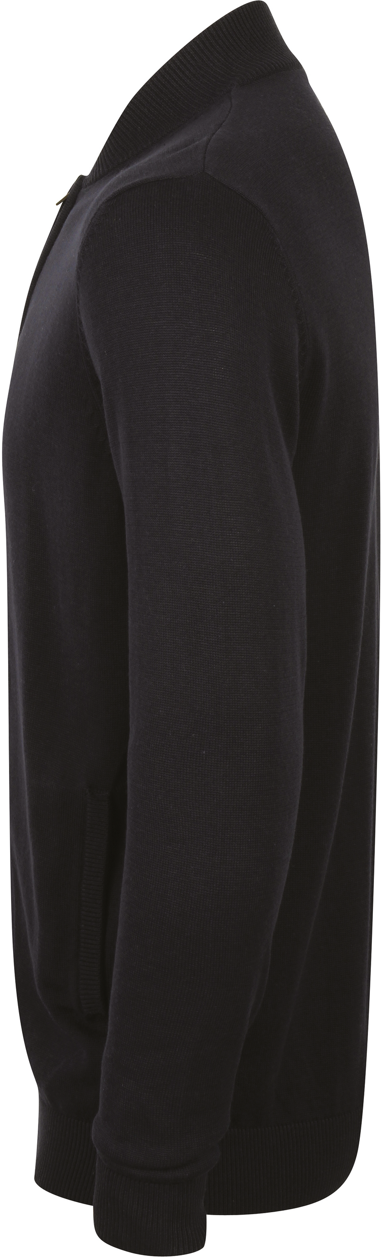 black Cárdigan con cremallera