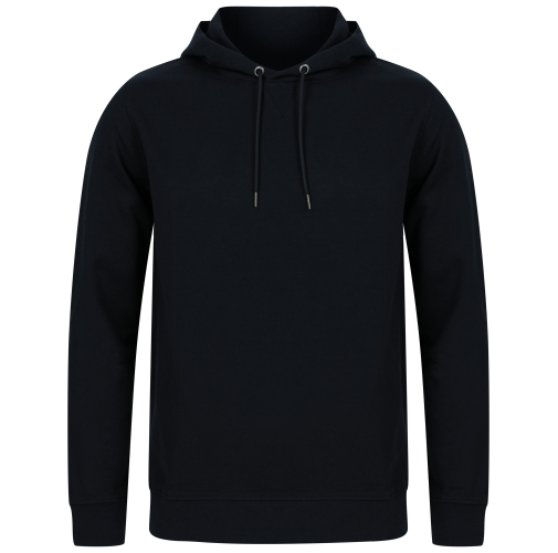 black Sudadera capucha ecorresponsable unisex
