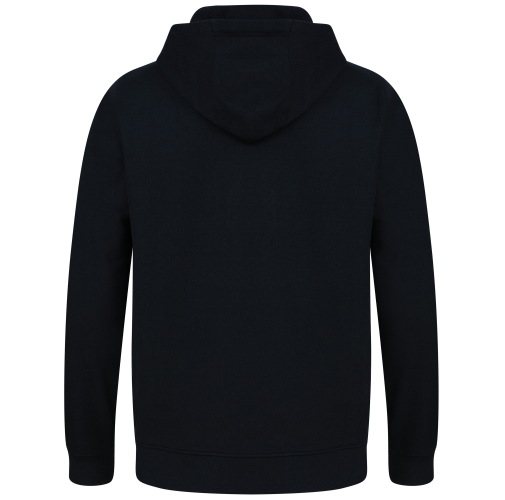 black Sudadera capucha ecorresponsable unisex