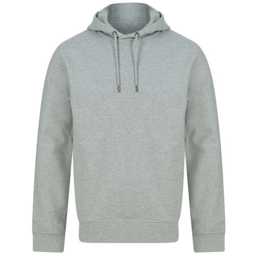 heather grey Sudadera capucha ecorresponsable unisex