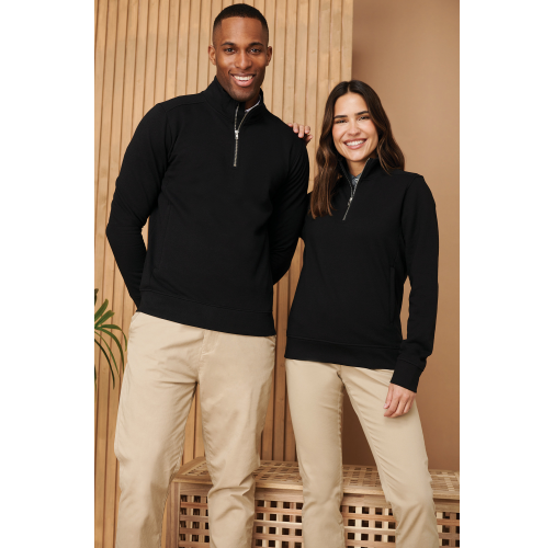 Sudadera 1/4 cremallera unisex
