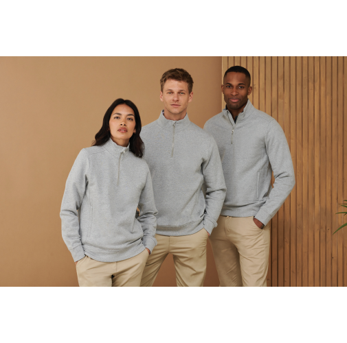 Sudadera 1/4 cremallera unisex