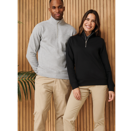 Sudadera 1/4 cremallera unisex