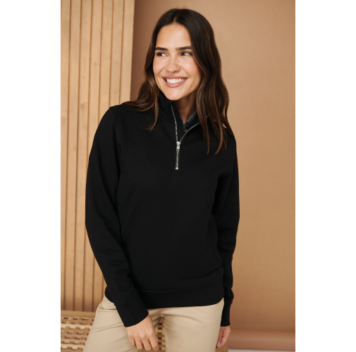 Sudadera 1/4 cremallera unisex