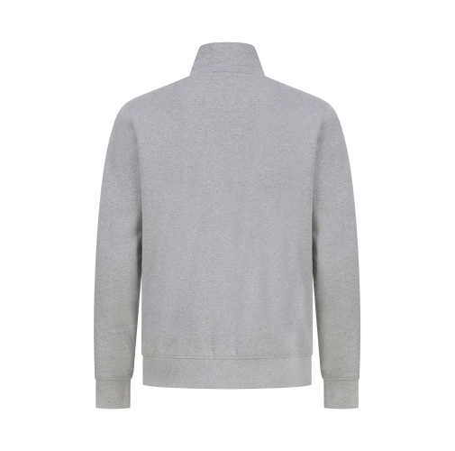 heather grey Sudadera 1/4 cremallera unisex
