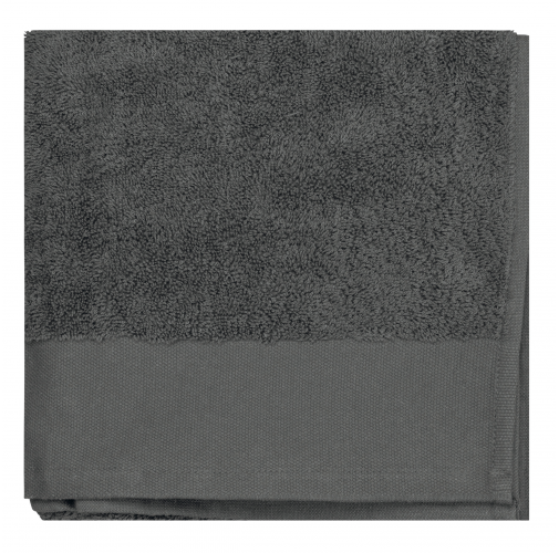 iron grey Toalla de manos algodón orgánico