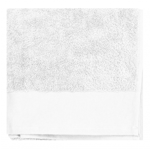 white Toalla de manos algodón orgánico
