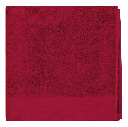 hibiscus red Toalla de baño algodón orgánico