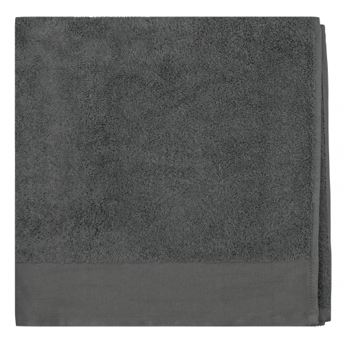 iron grey Toalla de baño algodón orgánico