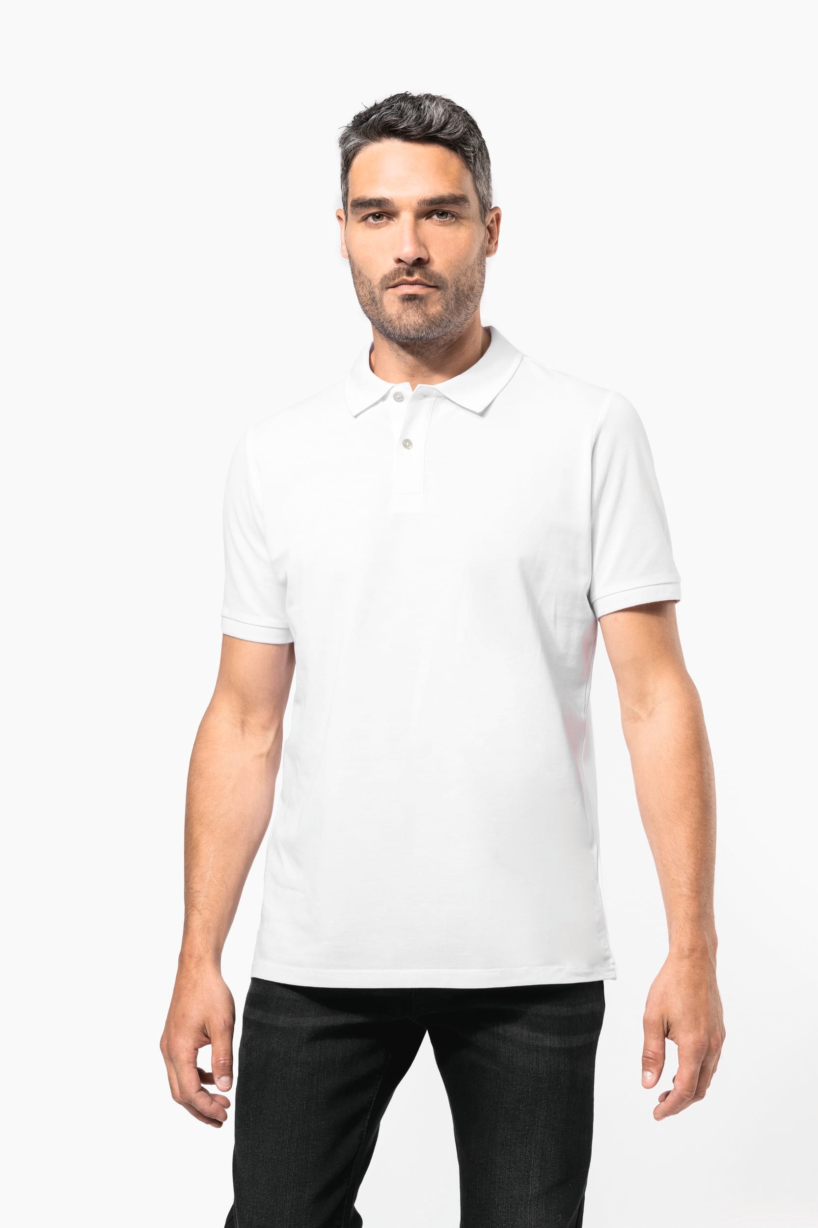 Polo Supima® manga corta para hombre