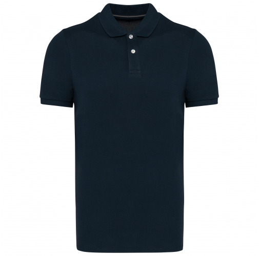 navy Polo Supima® manga corta para hombre