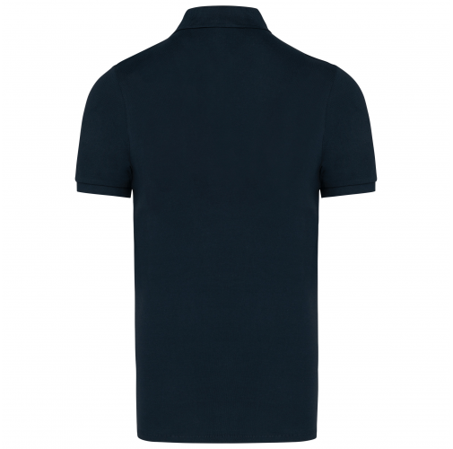 navy Polo Supima® manga corta para hombre