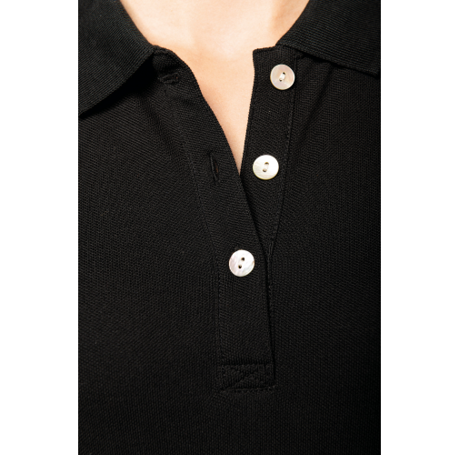 Polo Supima® maga corta mujer