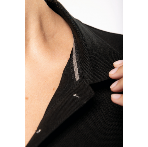 Polo Supima® maga corta mujer