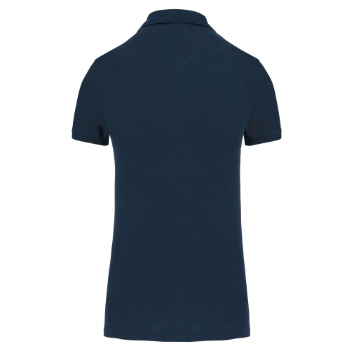 navy Polo piqué Bio180 mujer