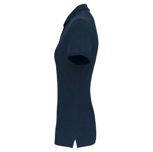 navy Polo piqué Bio180 mujer