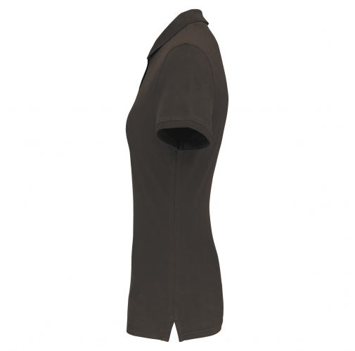 dark grey Polo piqué Bio180 mujer