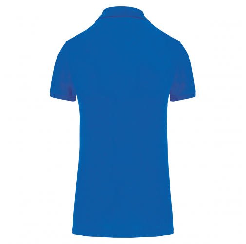 light royal blue Polo piqué Bio180 mujer