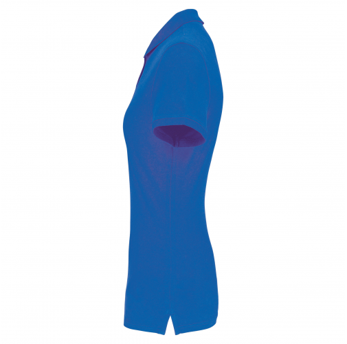 light royal blue Polo piqué Bio180 mujer