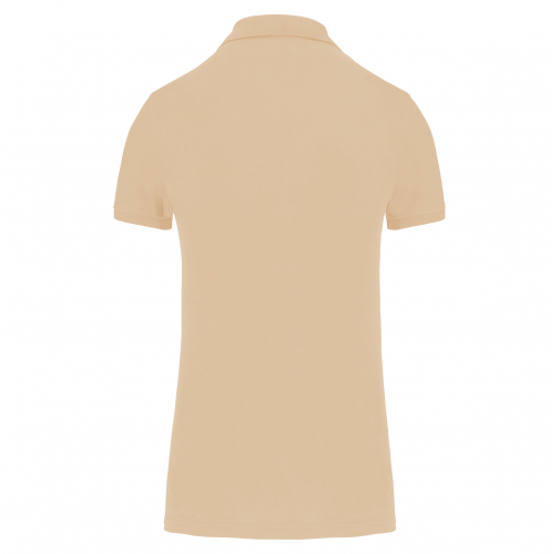 light sand Polo piqué Bio180 mujer
