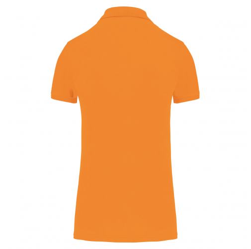orange Polo piqué Bio180 mujer