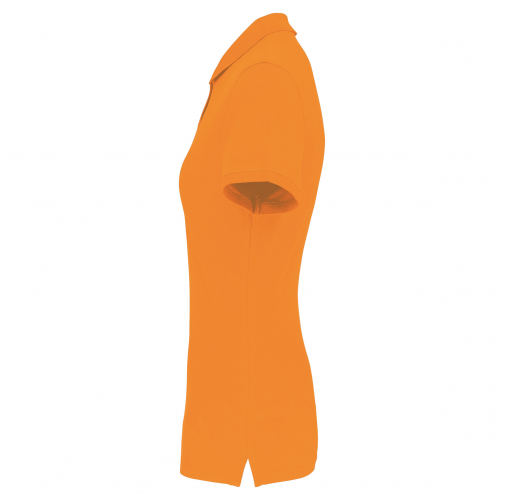 orange Polo piqué Bio180 mujer