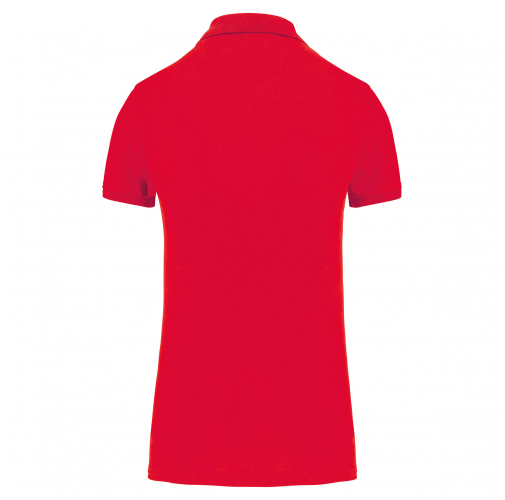red Polo piqué Bio180 mujer