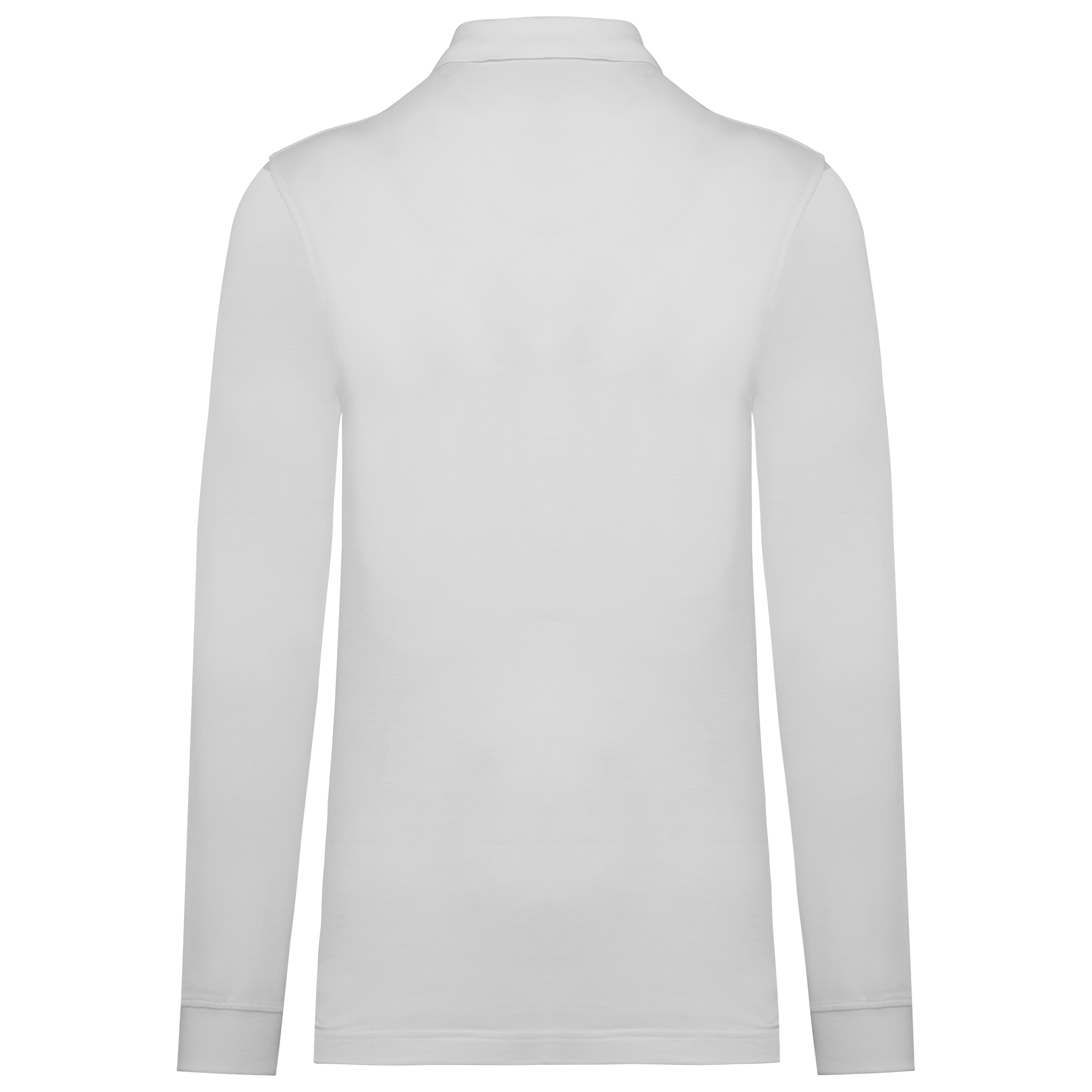 black Polo de punto piqué manga larga Bio180 hombre