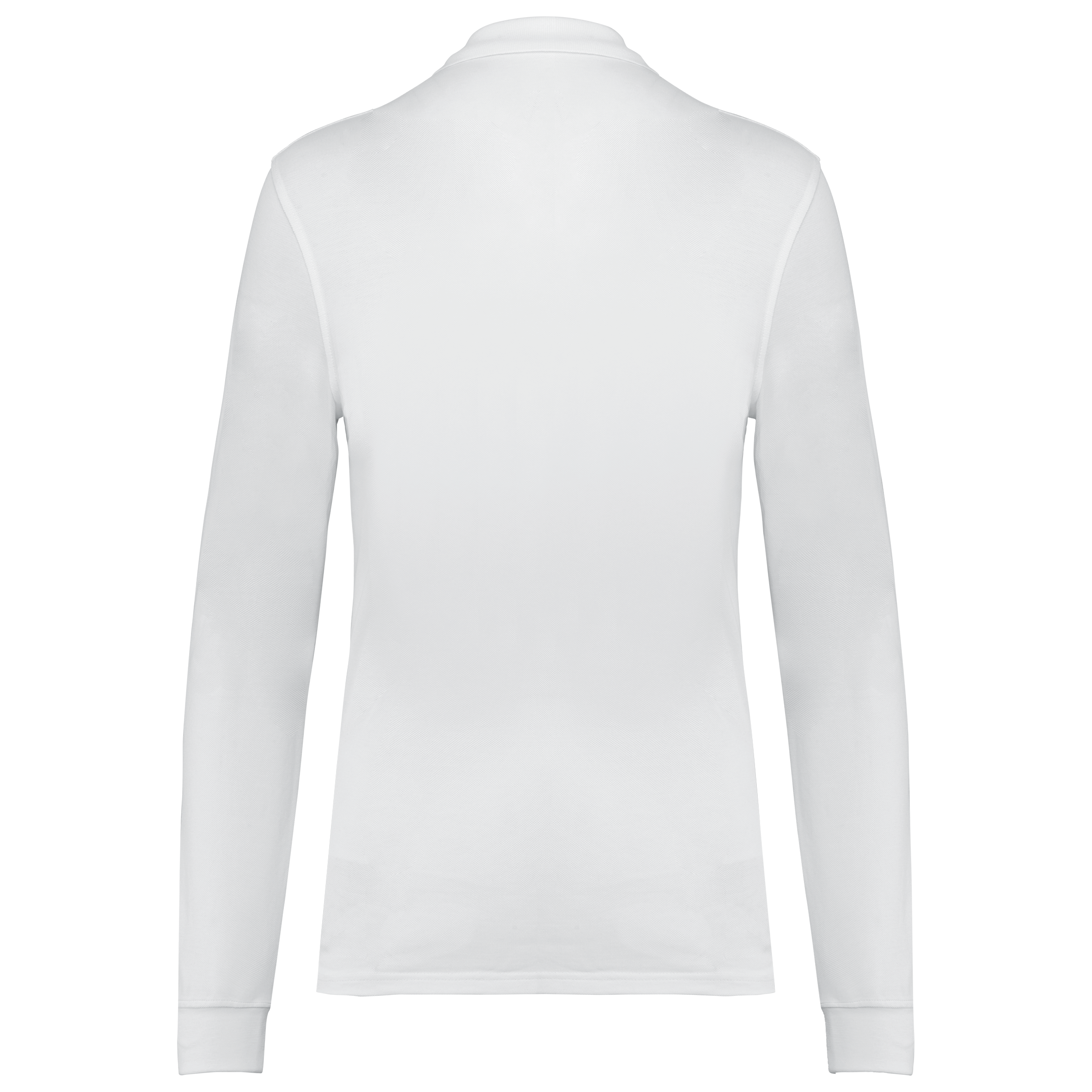 Polo de punto piqué manga larga Bio180 mujer