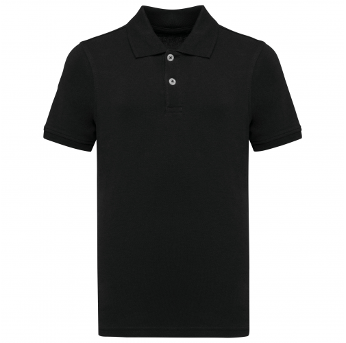 black Polo de punto piqué Bio180 infantil<br/>