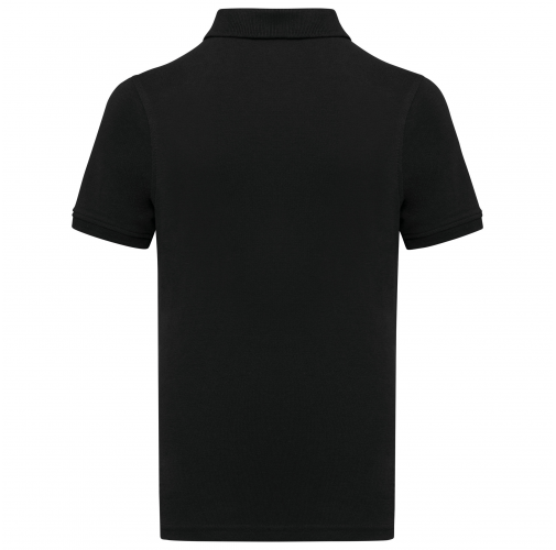 black Polo de punto piqué Bio180 infantil<br/>