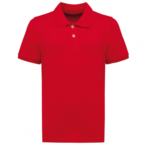 red Polo de punto piqué Bio180 infantil<br/>