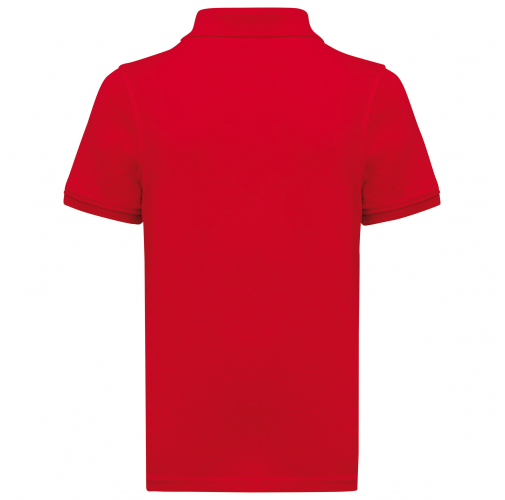 red Polo de punto piqué Bio180 infantil<br/>