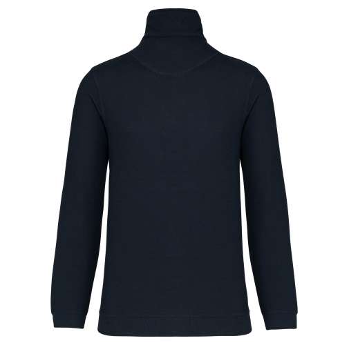 navy / grey heather TRUCKER - Sudadera piqué 1/4 Cremallera