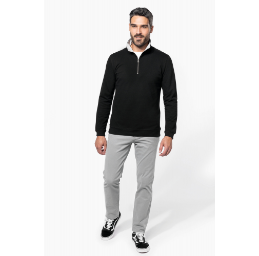 TRUCKER - Sudadera piqué 1/4 Cremallera