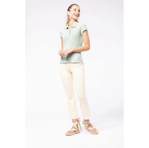 Polo piqué orgánico de mujer
