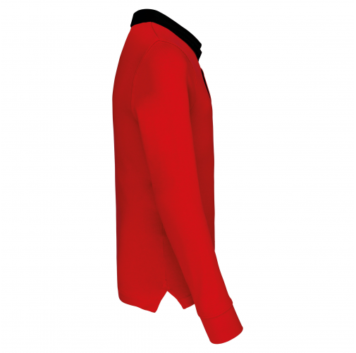 red / black Polo rugby niños