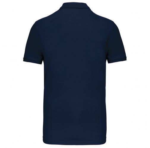 navy Polo de punto piqué manga corta hombre