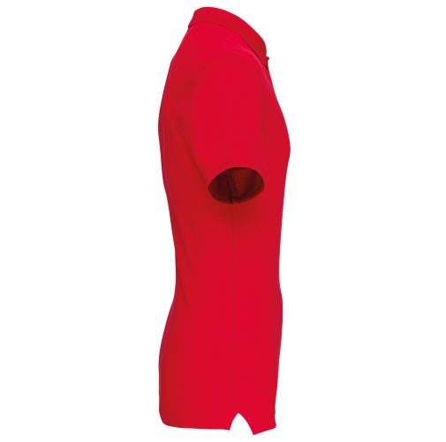 red Polo de punto piqué manga corta hombre