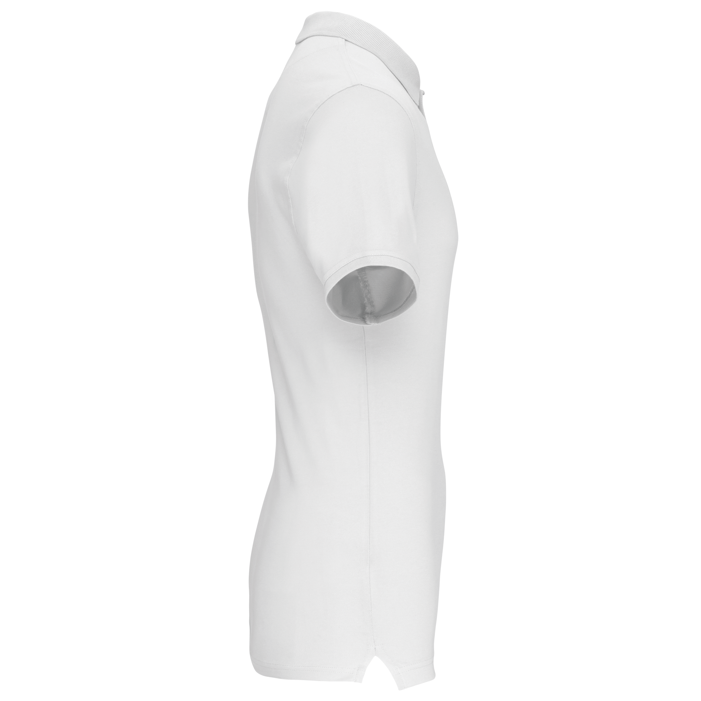 black Polo de punto piqué manga corta hombre