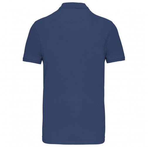 deep blue Polo de punto piqué manga corta hombre