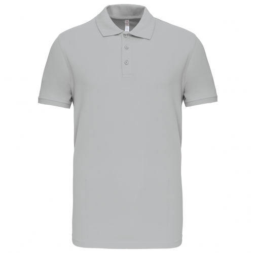 snow grey Polo de punto piqué manga corta hombre