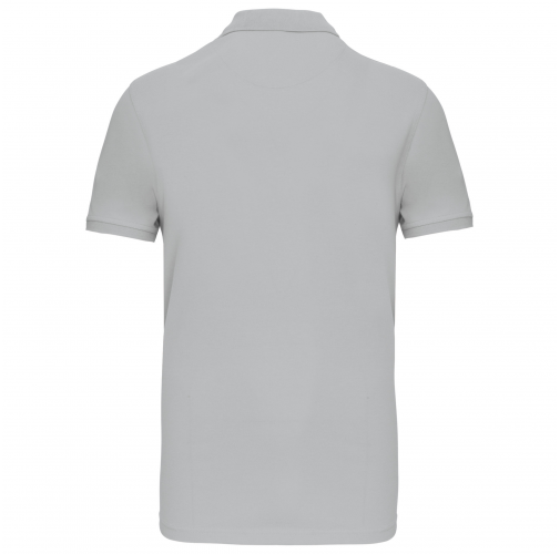 snow grey Polo de punto piqué manga corta hombre
