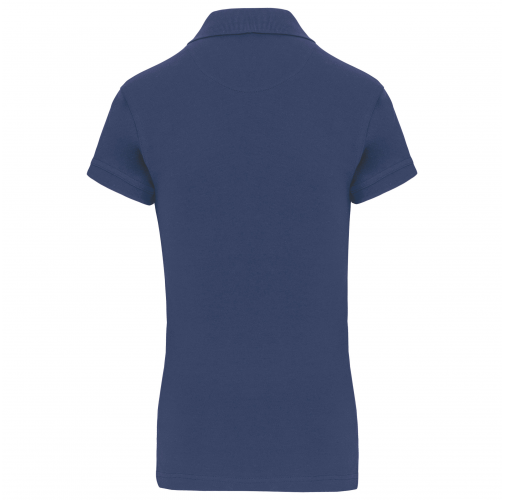 deep blue Polo de punto piqué manga corta mujer
