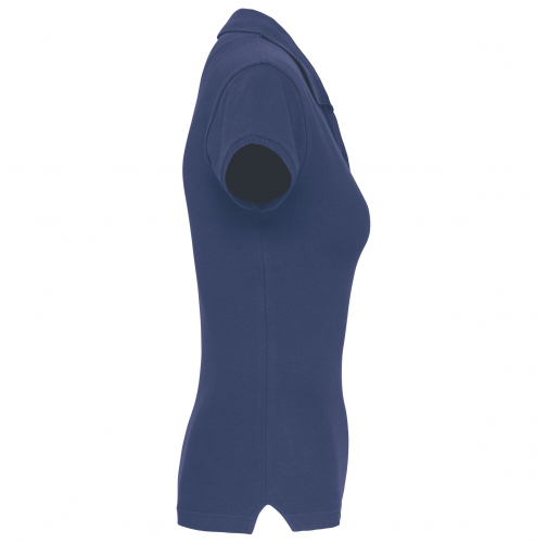 deep blue Polo de punto piqué manga corta mujer