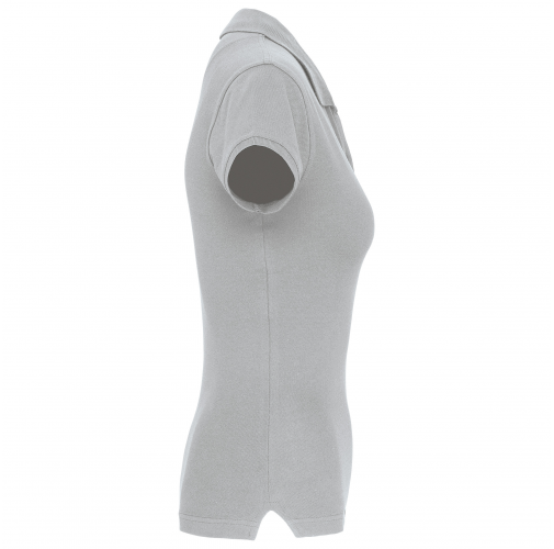snow grey Polo de punto piqué manga corta mujer