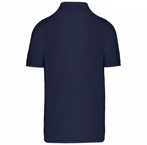 navy Polo de punto piqué manga corta hombre